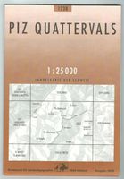 Landkarte Piz Quattervals 2000