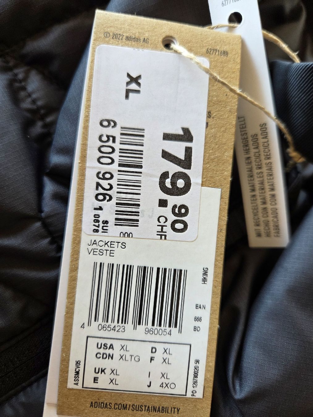 Adidas Giacche: Adidas Terrex Insulatiom Jacke Herren – Nuovo e nell'imballaggio originale da Rombach venduto da Malivo 5