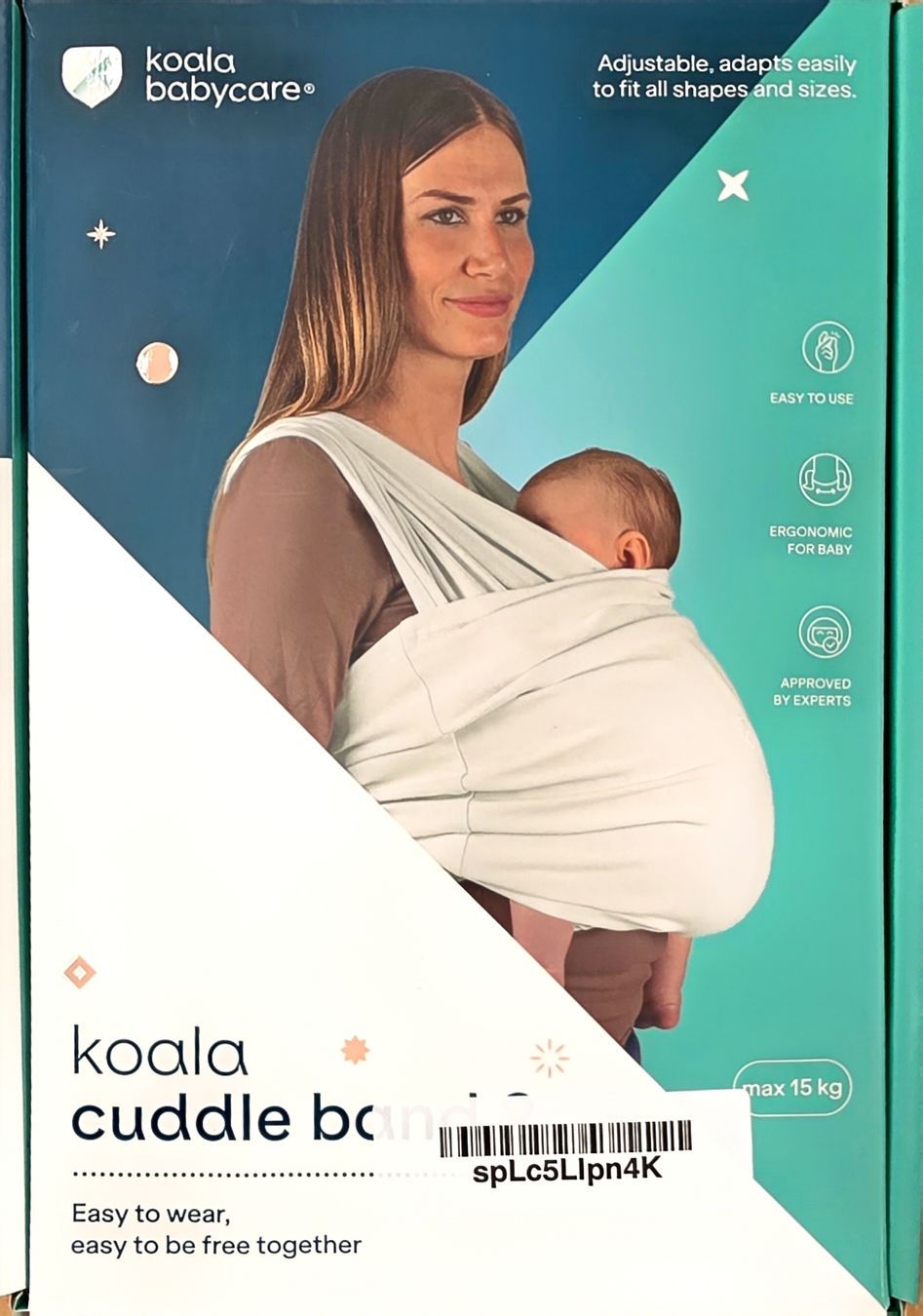 Koala Babycare Porte-bébés ventraux & dorsaux: Koala Babycare Cuddle Wrap Grey – Neuf (Voir description) à Mendrisio par mrw_2qtv