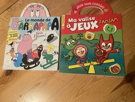 Lot de 2 livres pour enfants: Barbapapa et Samsam !