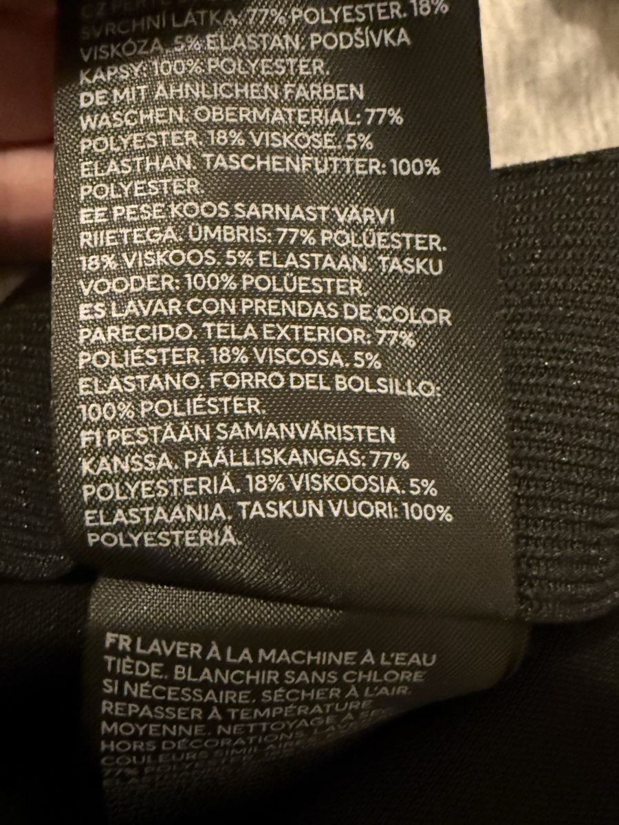 H&M Pantaloni: Schwarze H&M Culotte Hose, Grösse 40 – Nuovo (secondo la descrizione) da Basel venduto da zukk_ 2