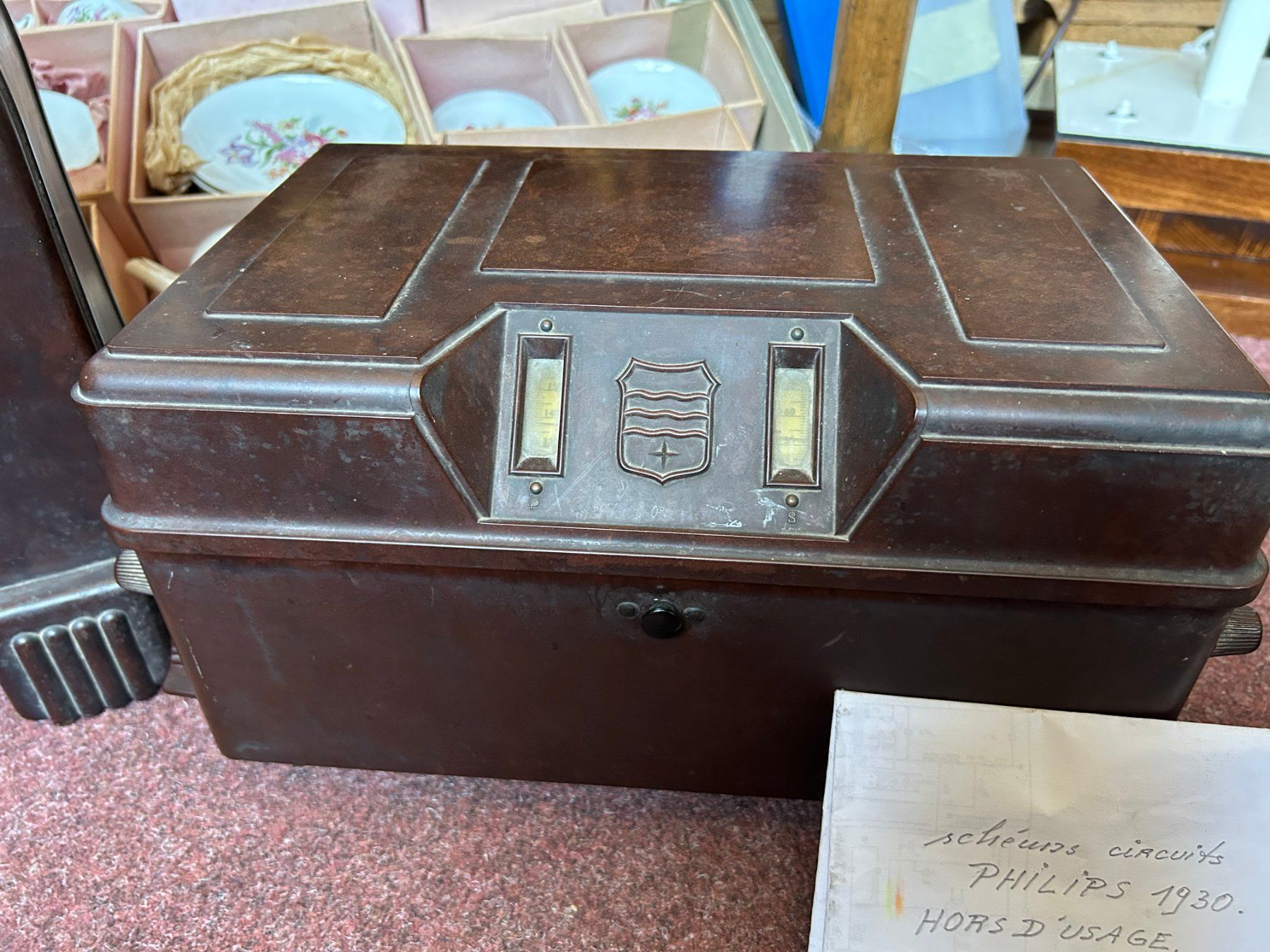 Radio: Seltenes Philips Ensemble Model 2531 mit Speaker 1930 – Usato da Sugiez venduto da brockicenter 1