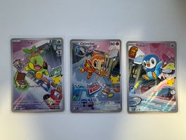 First Partner Sinnoh, Turtwig, Chimchar, Piplup - EN - Gen 4