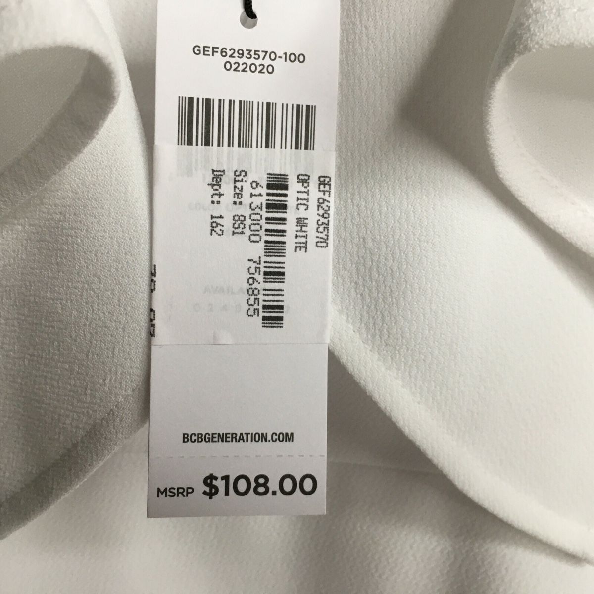 Vestiti: Robe blanche BCBGeneration taille 10, neuve – Nuovo e nell'imballaggio originale da Vuadens venduto da Nina11 4