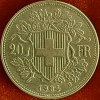 Goldvreneli 20 Franken 1904 (Replica)
