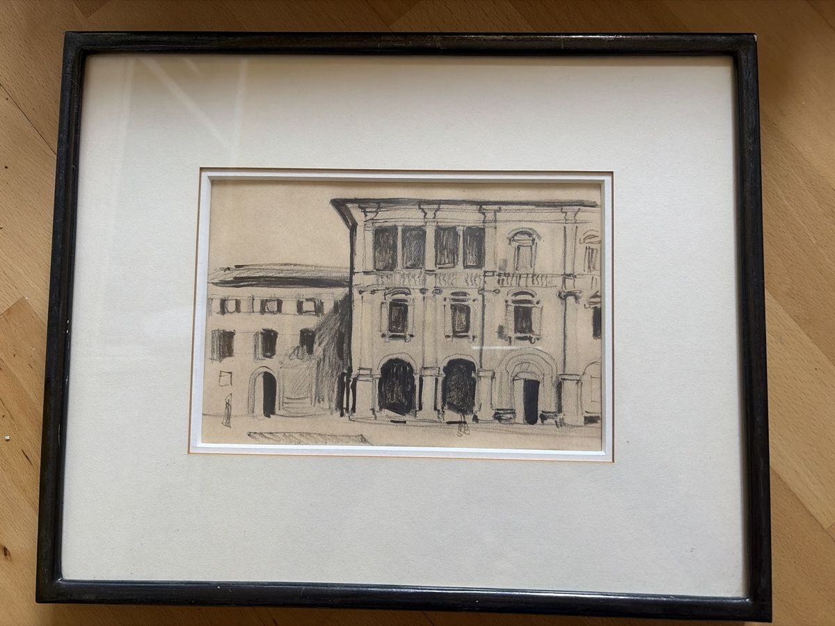 Gemälde: Otto Staiger, Palazzo Italien  – Gebraucht aus Riehen von Sispatty11