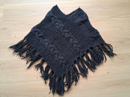 Strickponcho 1 size