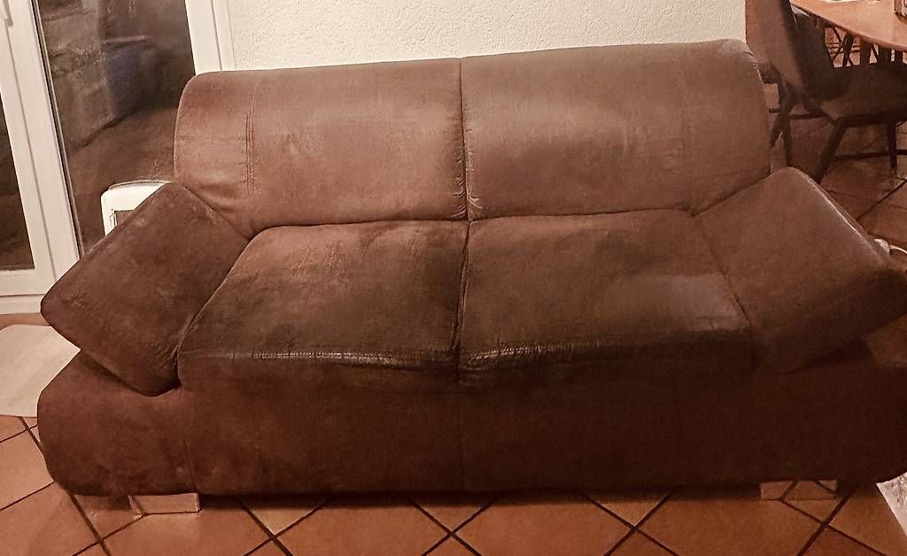 Divani: Canapé alcantara 3 et 2 places – Usato da Penthaz venduto da Oceane40 1