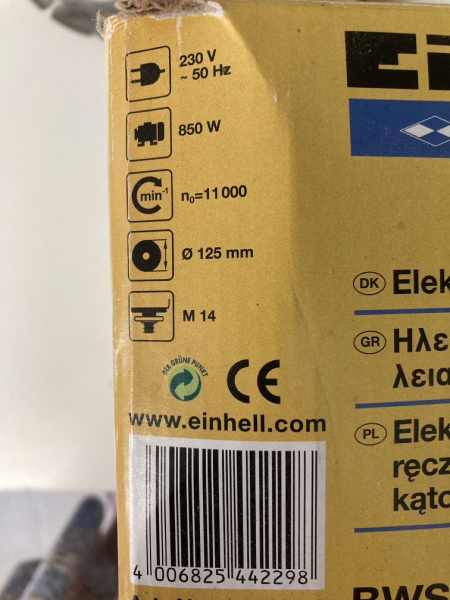 Einhell Tutti gli attrezzi: Winkelschleifer/Trennscheibe – Usato da Wallenwil venduto da Clare1 1