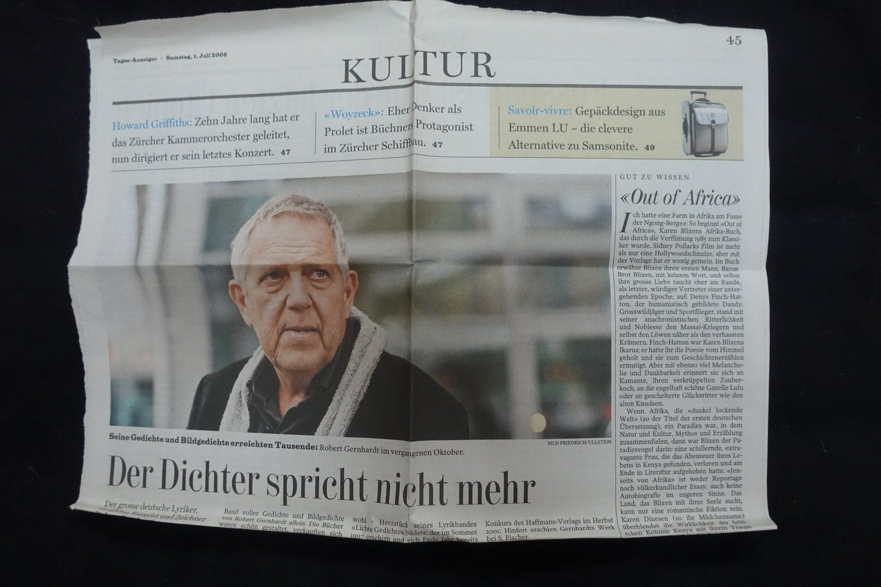Libri: 2x Robert Gernhardt, mit Zeitungsartikel – Usato da Gutenswil venduto da Optico 2