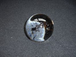 Kristall Glas Kugel mit Glas Blasen