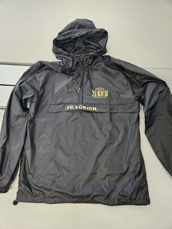 Windbreaker FC Zürich schwarz FABRIKNEU
