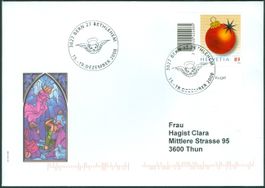 2008_Weihnacht-Couvert; SBK 1291; SS Bethlehem; gelaufen