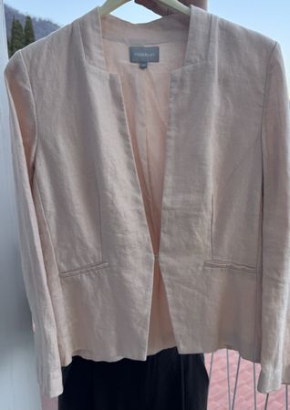 Elegante blazer rosa taglia 40