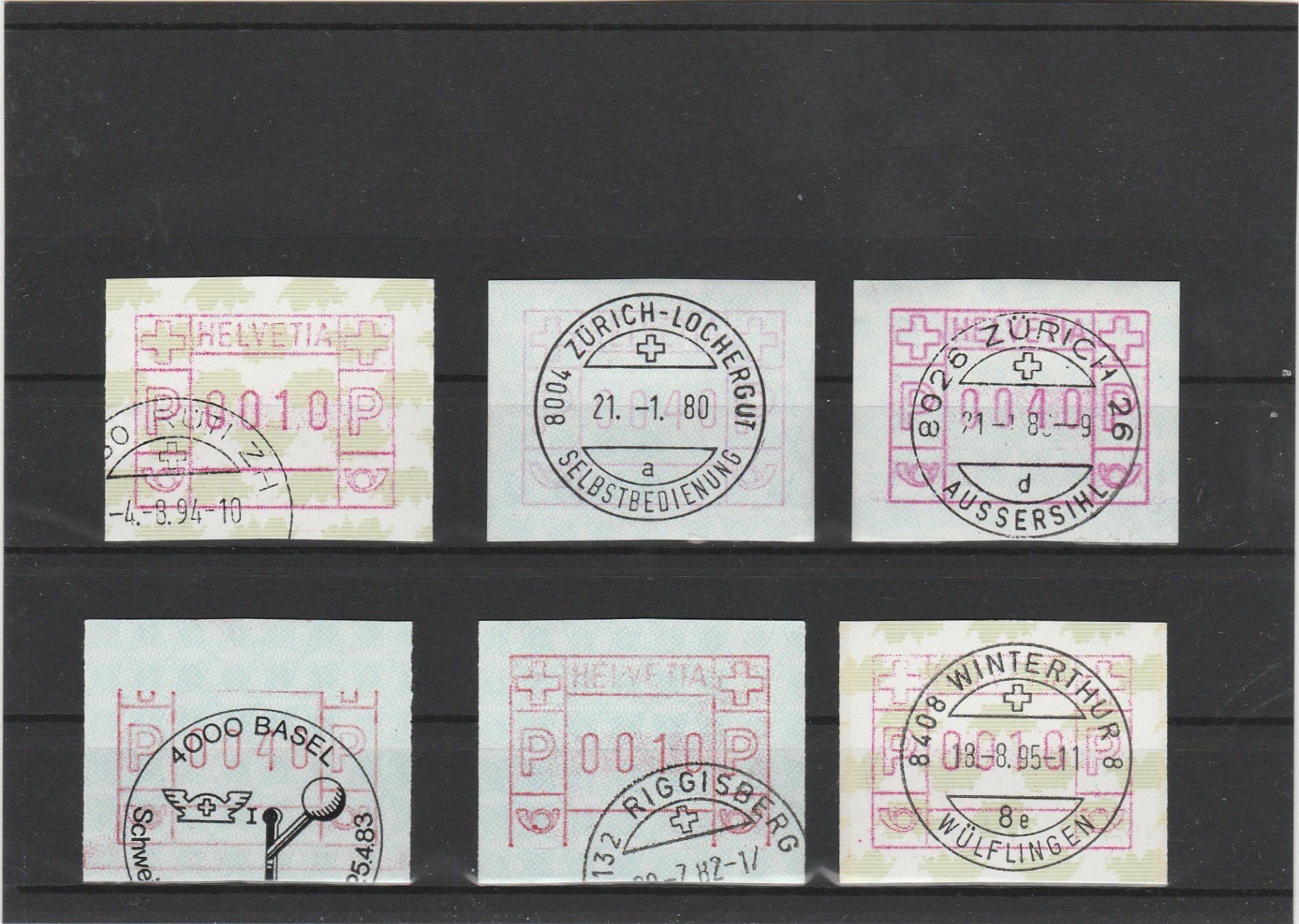 Tous les timbres: diverse ATM – D'occasion à Oberglatt ZH par Wiedmi6