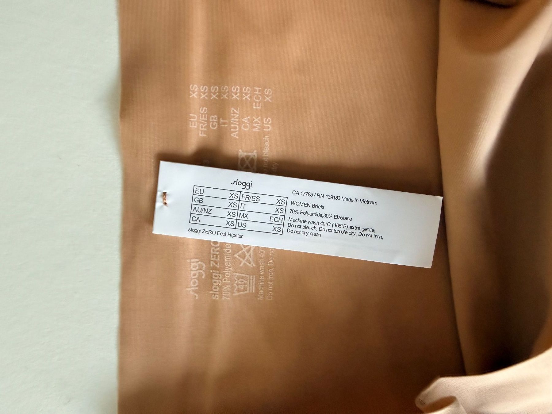 Sloggi Altra biancheria intima: SLOGGI, Hipster ZERO FEEL, Grösse XS, Hellbraun – Nuovo e nell'imballaggio originale da Rudolfstetten venduto da gst_g7xl 2