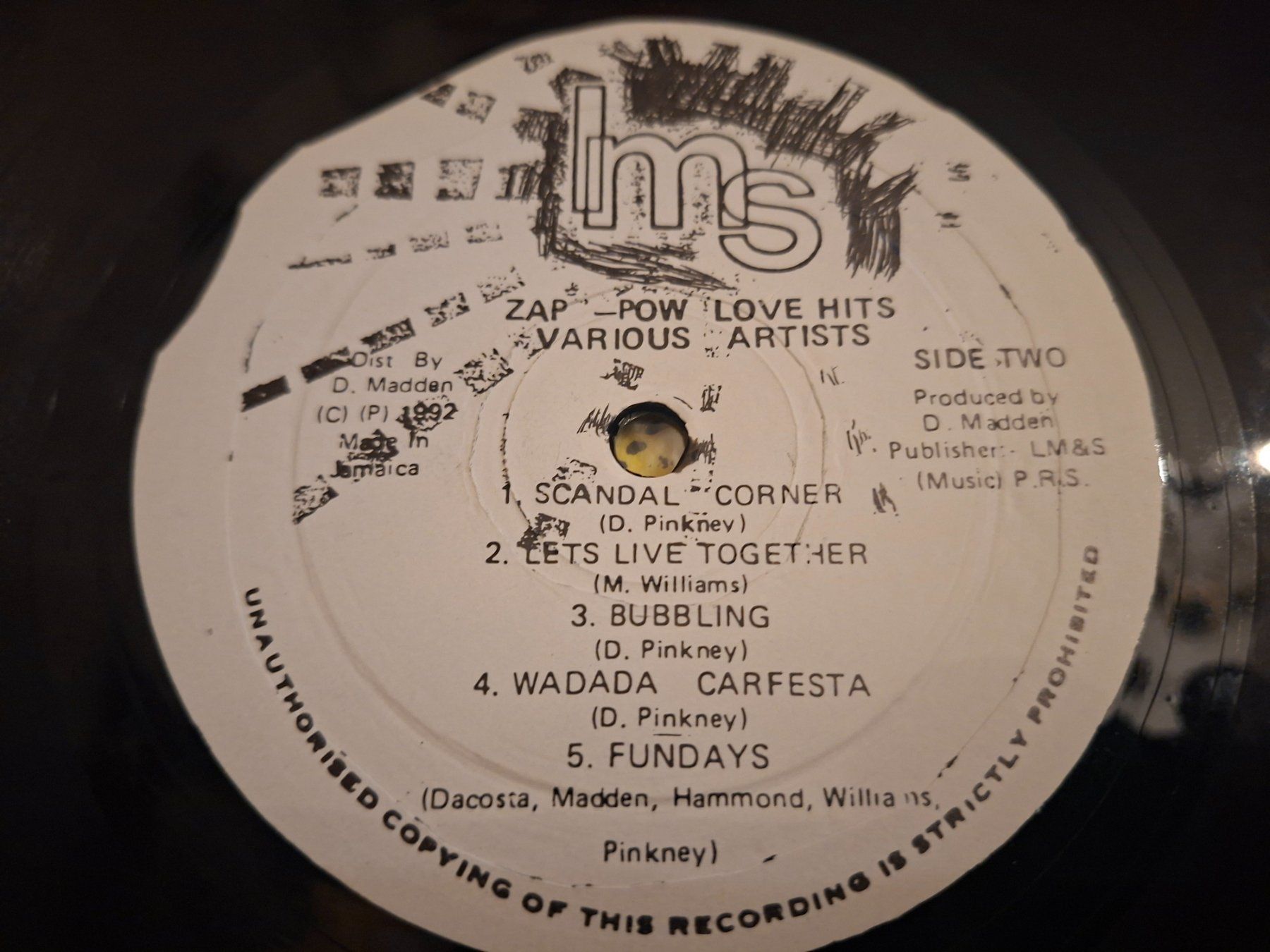 Schallplatten: Reggae LP - Zap Pow - Love Hits – Gebraucht aus Bernex von Wannabehasbeen01 2