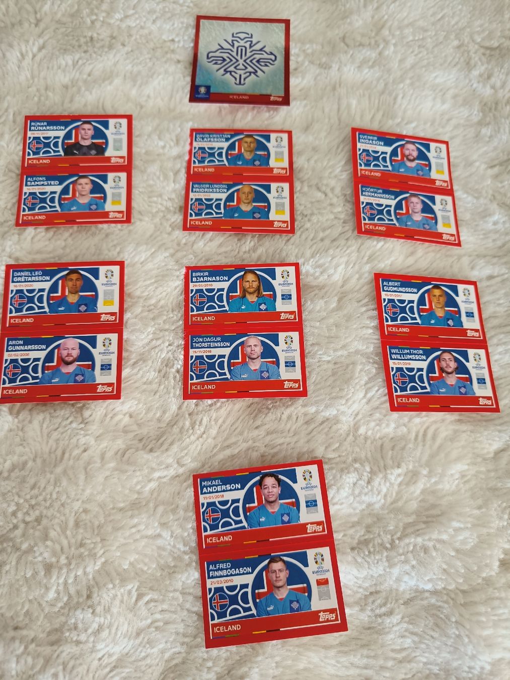 Topps Carte collezionabili: Topps EM 24 Bilder Island, komplett! – Usato da Rorschach venduto da Laboumedeluxe
