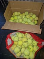 200 gebrauchte Tennisbälle