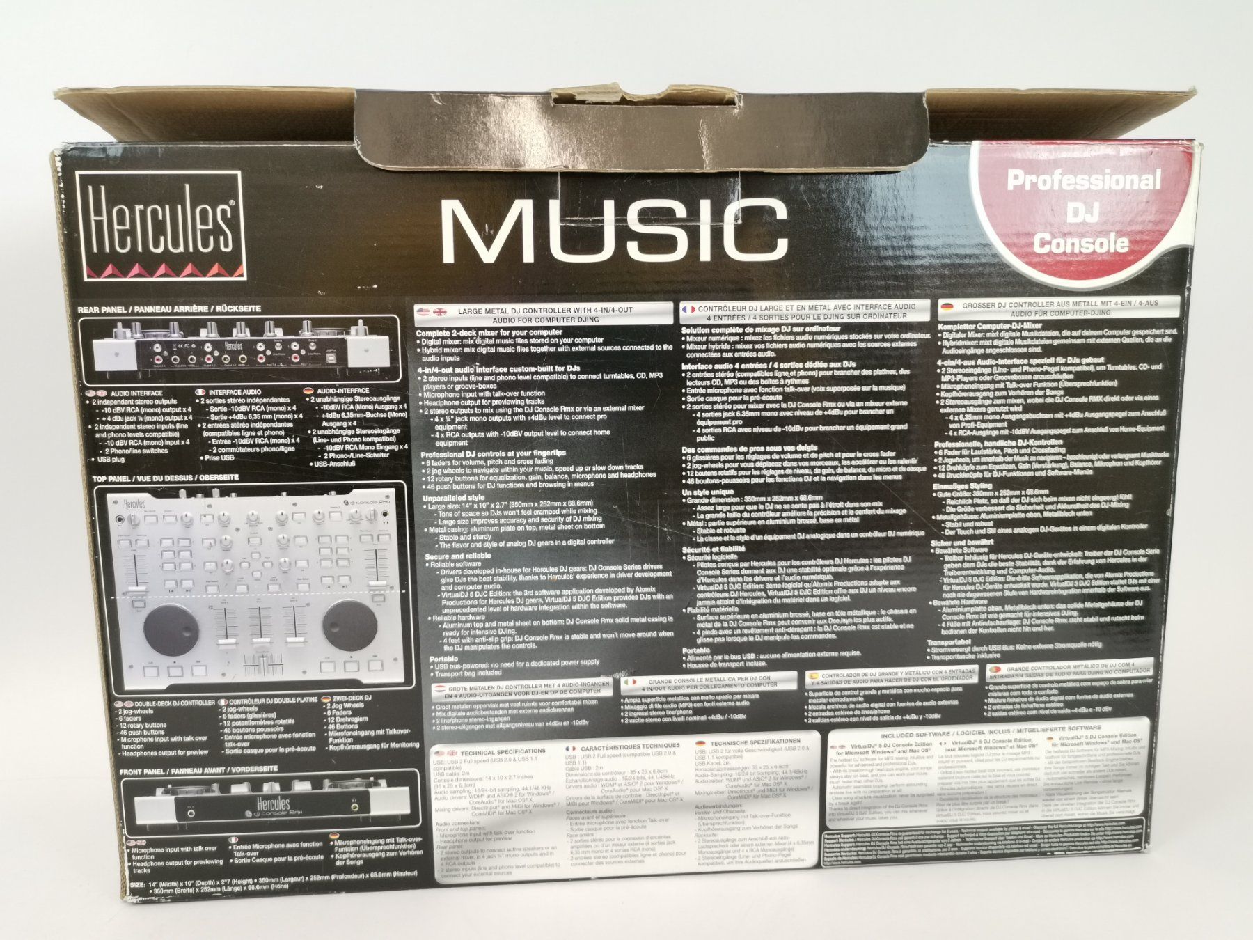 Hercules Console di mixaggio: HERCULES DJ Console Rmx – Usato da Schaffhausen venduto da Restwert_SH 6