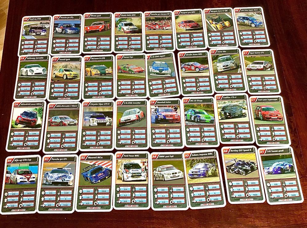 Motorsport Rennwagen/Rallye Quartett/Kartenspiel | Kaufen auf Ricardo