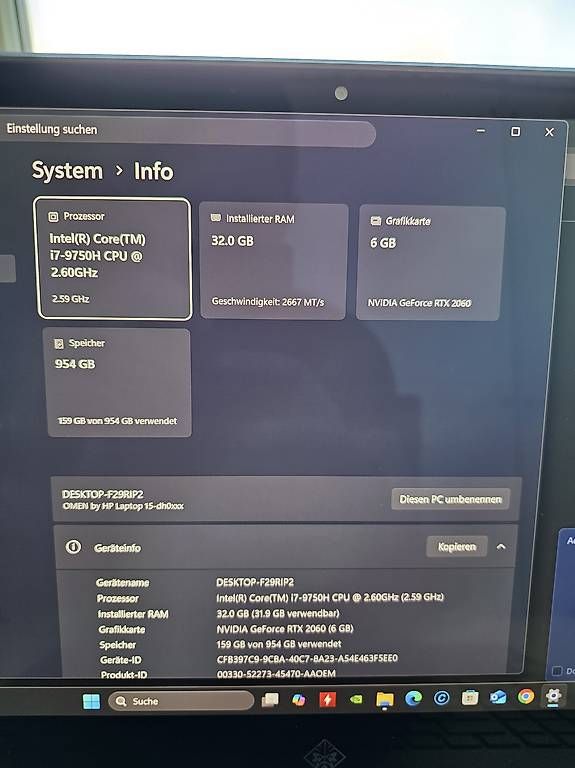 Hewlett Packard Notebooks: HP OMEN X 2S Laptop 4K Oled – Gebraucht aus Buchs SG von Macor88 3