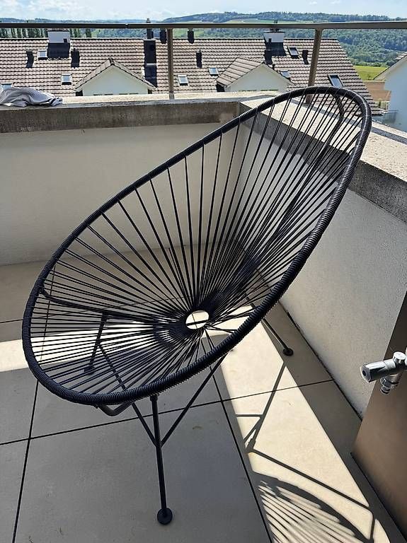 Sedie: Acapulco Chair  Designklassiker in Schwarz – Usato da Uitikon Waldegg venduto da jacques24 1
