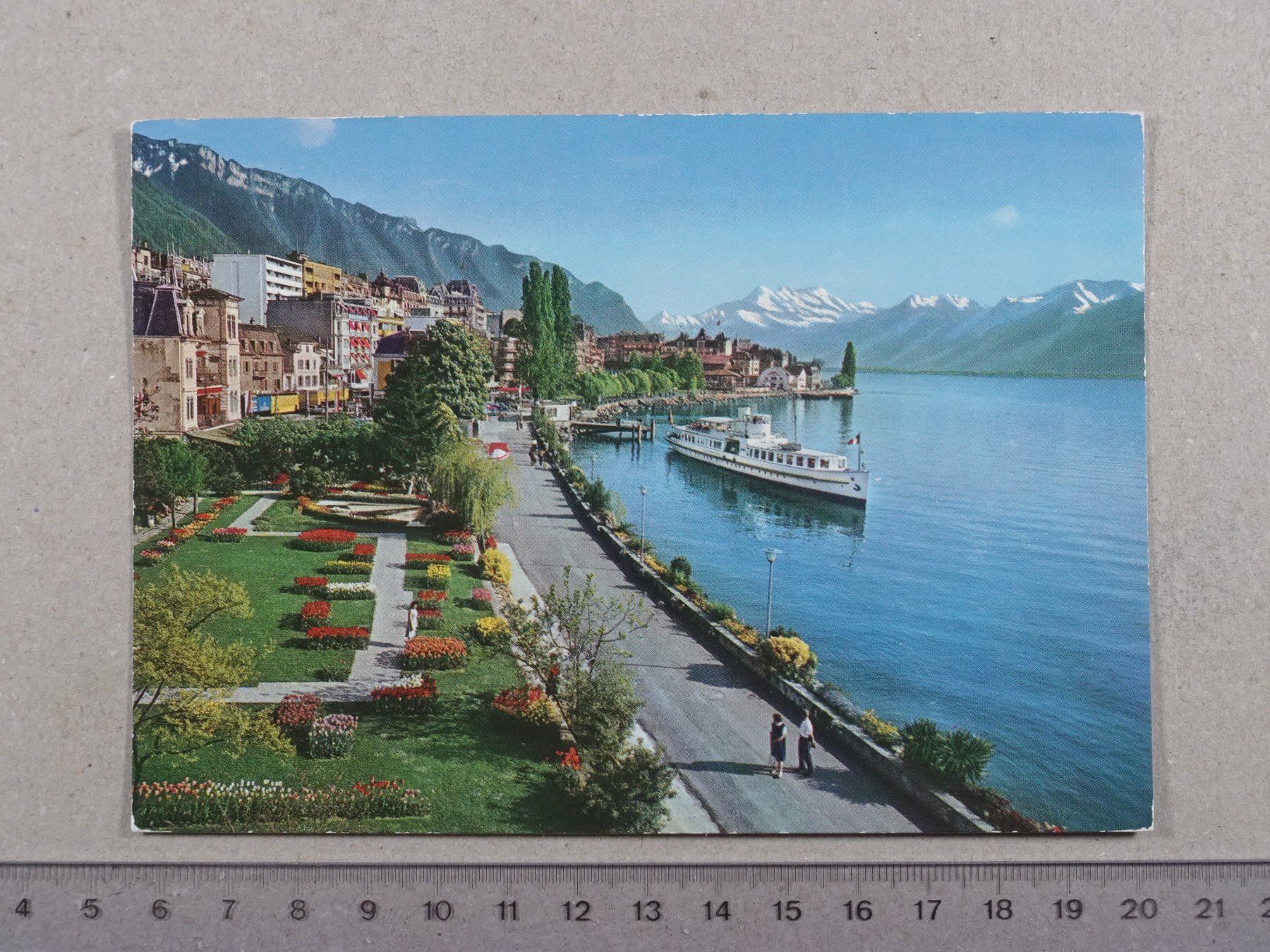 Cartoline postali: Montreux, Schiff, 1982 – Usato da Lenzburg venduto da fh1