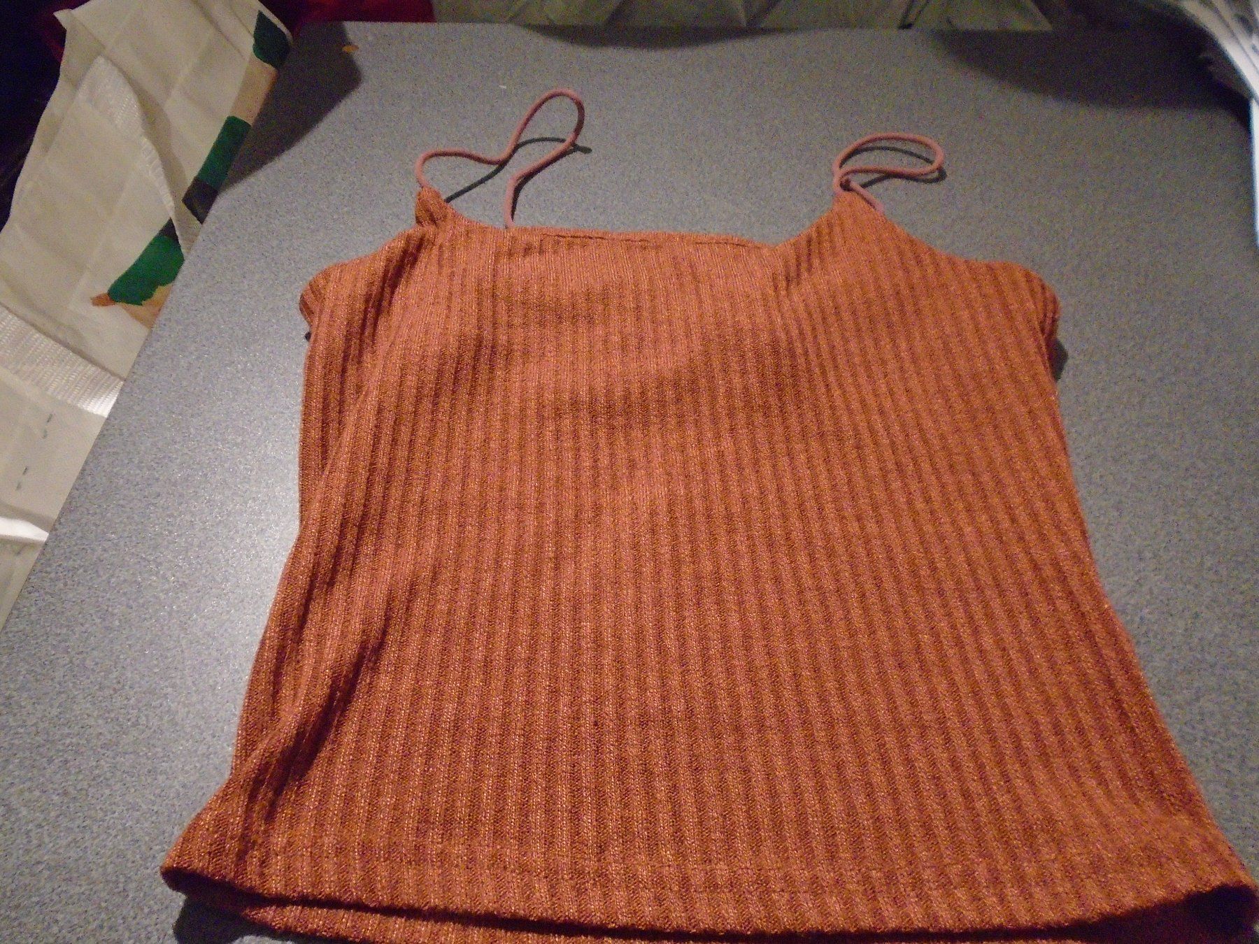 Shein Top: Top Grösse 36, Shein, braun, glänzend – Usato da Zürich venduto da Motzkuh