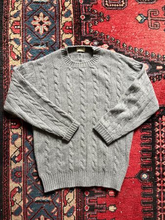 William Lockie Kaschmir Cable Knit Pullover