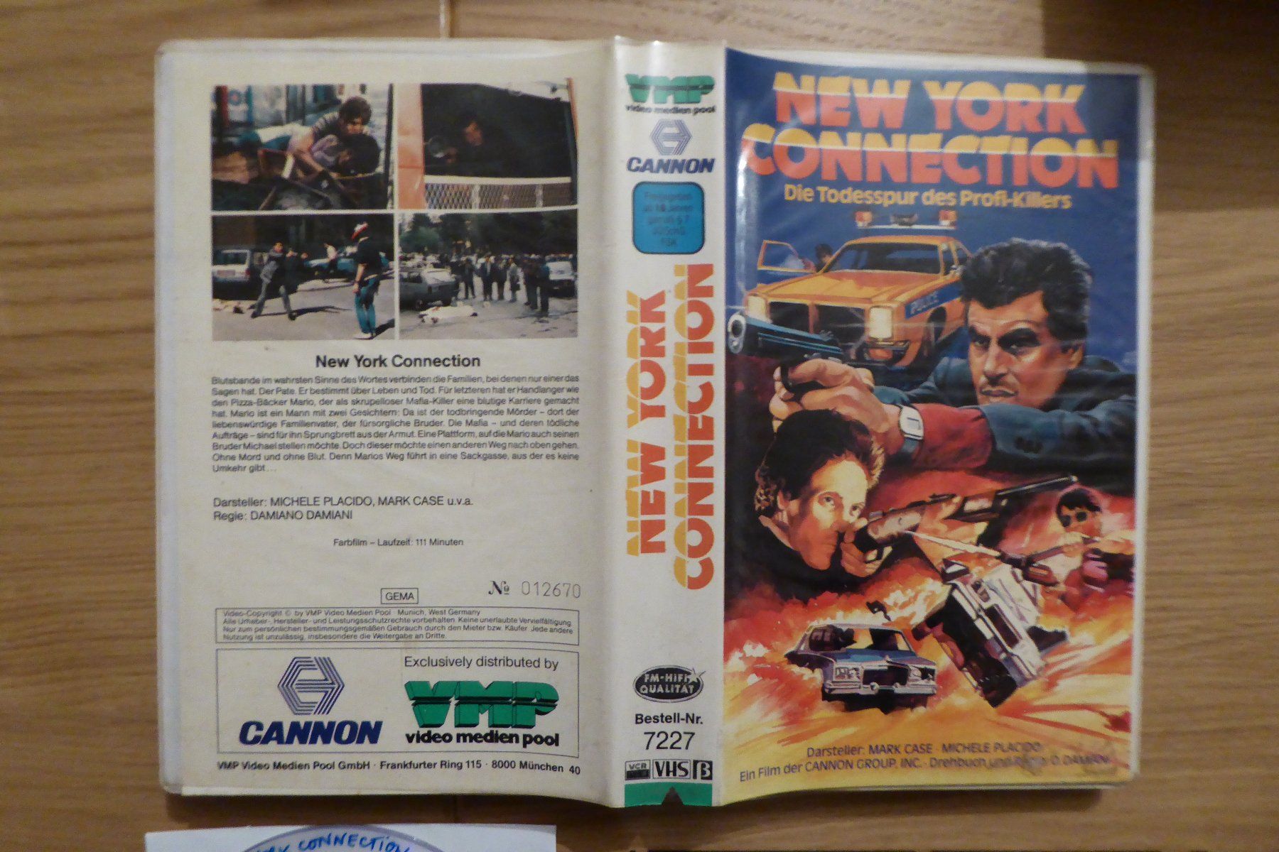 Alle VHS: VHS New York Connection Damiano Damiani mit Backup Disk – Gebraucht aus Allschwil von Summelsarium 1