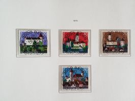 1979 Pro Patria Satz Ersttag Vollstempel mit Gummi