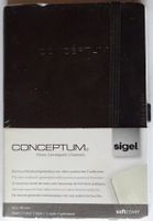 Notizbuch Conceptum, schwarz, liniert, 93x140mm / A6