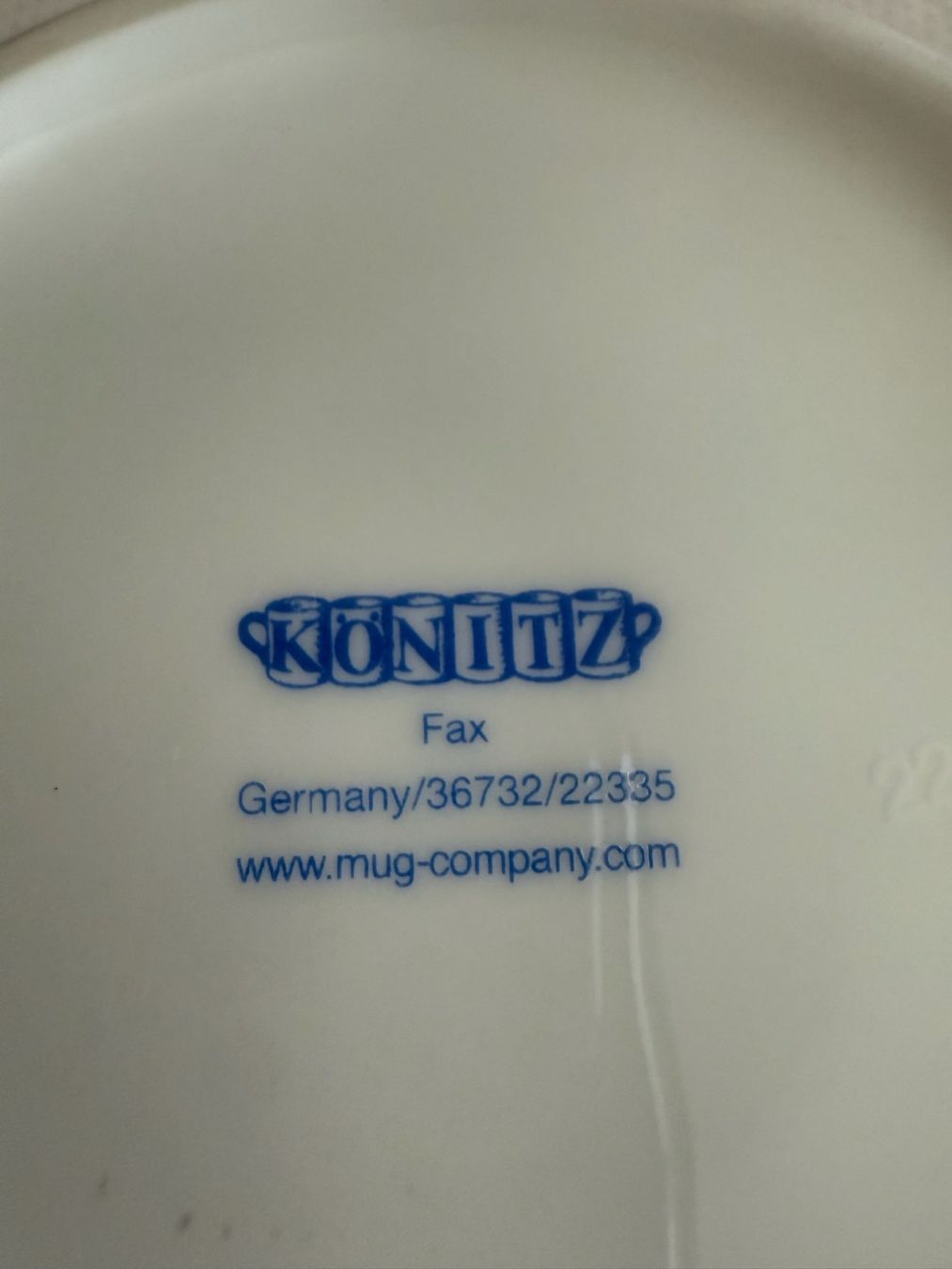 Tazze: Könitz - Mug - tasse – Usato da Sion venduto da accroshoes 7