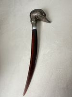 Brieföffner – Entenkopf – 925 Silber – Italien – ca. 21 cm