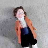 Antike kleine Puppe 19. Jahrhundert