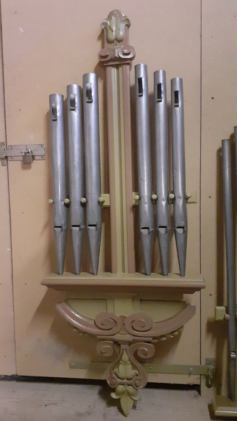 Wurlitzer Musikinstrumente: ❤ 2 Barock Halterungen oder Gestelle mit Orgelpfeifen..👀 – Gebraucht aus Wetzikon ZH von Patina-Art 8