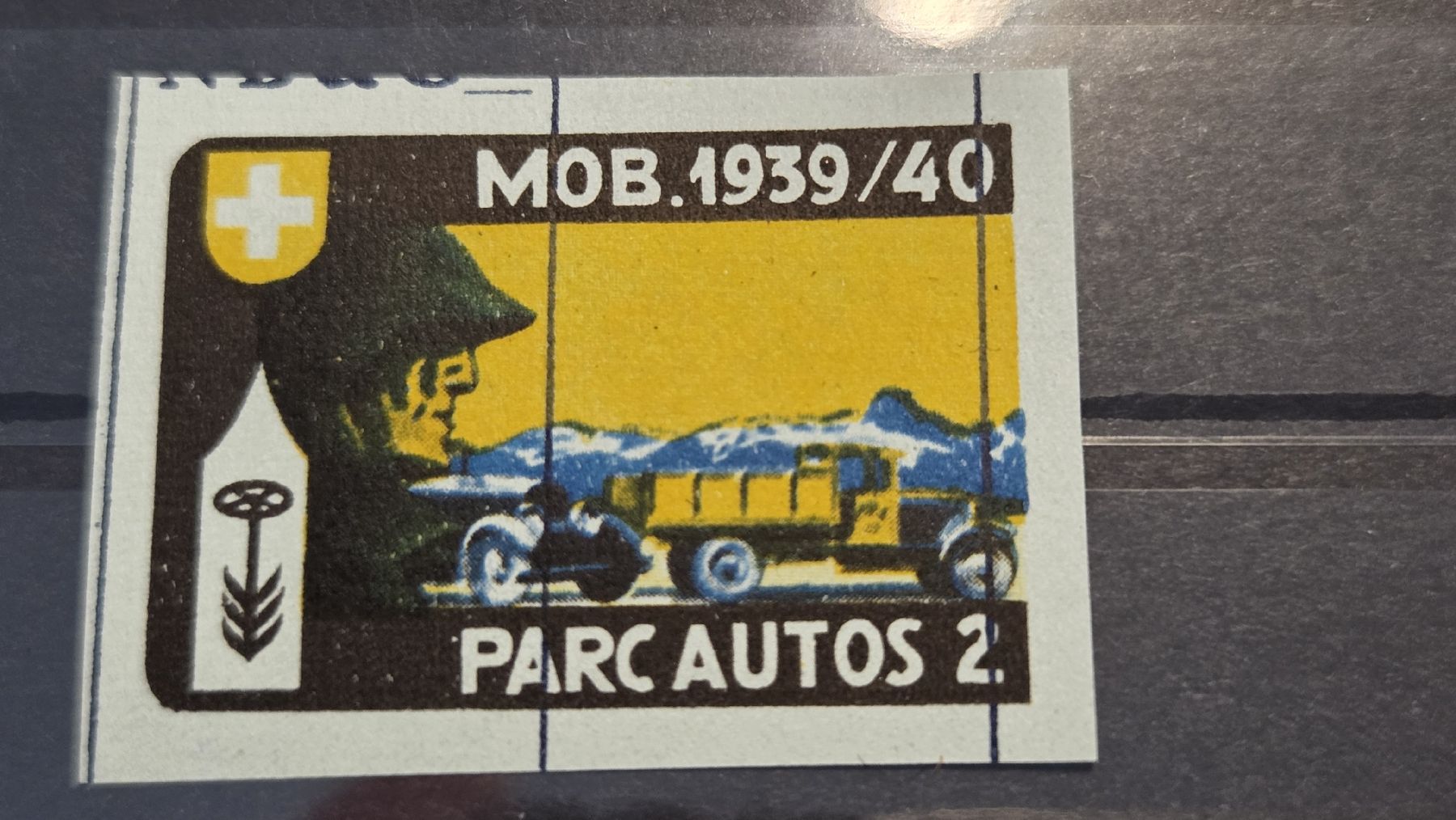 Alle Briefmarken: Parkdienst 3a blaues Papier  – Gebraucht aus Arni AG von Moth68