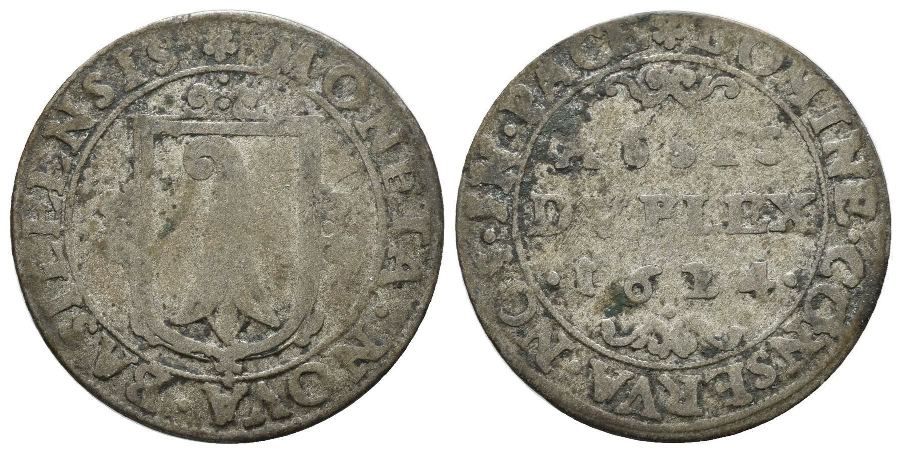 Tutti le monete: Basel, Doppelassis 1624 /39/ – Usato da Trimbach venduto da Solothurn1