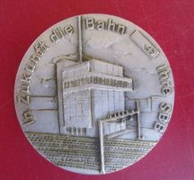 SBB - In Zukunft die Bahn - Ihre SBB - versilbert 40mm