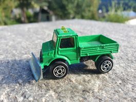 Vintage Modellauto Mercedes Benz Unimog Truck von Majorette
