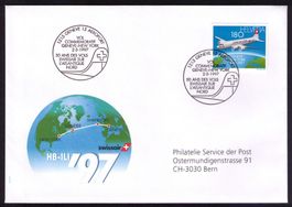 1997_918_Gedenkflug «50 J. Nordatlantikflüge der Swissair» !