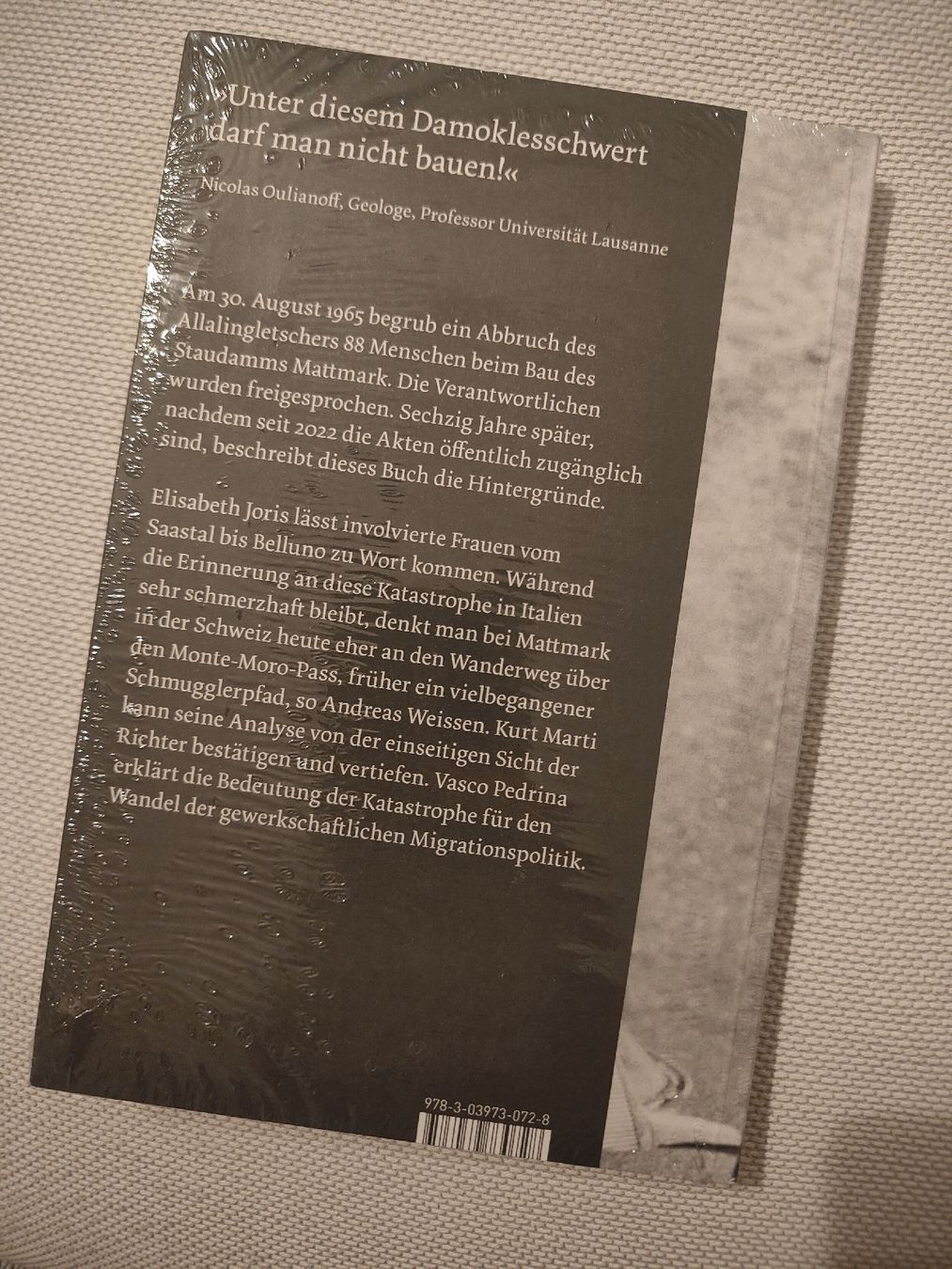 Bücher: Buch 'Mattmark 1965', Elisabeth Joris, neu, eingeschweisst – Neu und originalverpackt aus Brugg AG von brengas 1