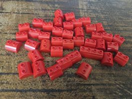 lego 30165 lot de 40 pièces Red Slope, Curved 2 x 2 Double