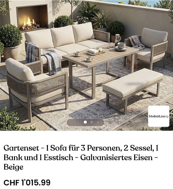 Sofas: Gartenloungeset von Vente-unique  – Gebraucht aus Rupperswil von Johanna036