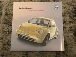 Der New VW Beetle Faltprospekt 6 Seiten 1998