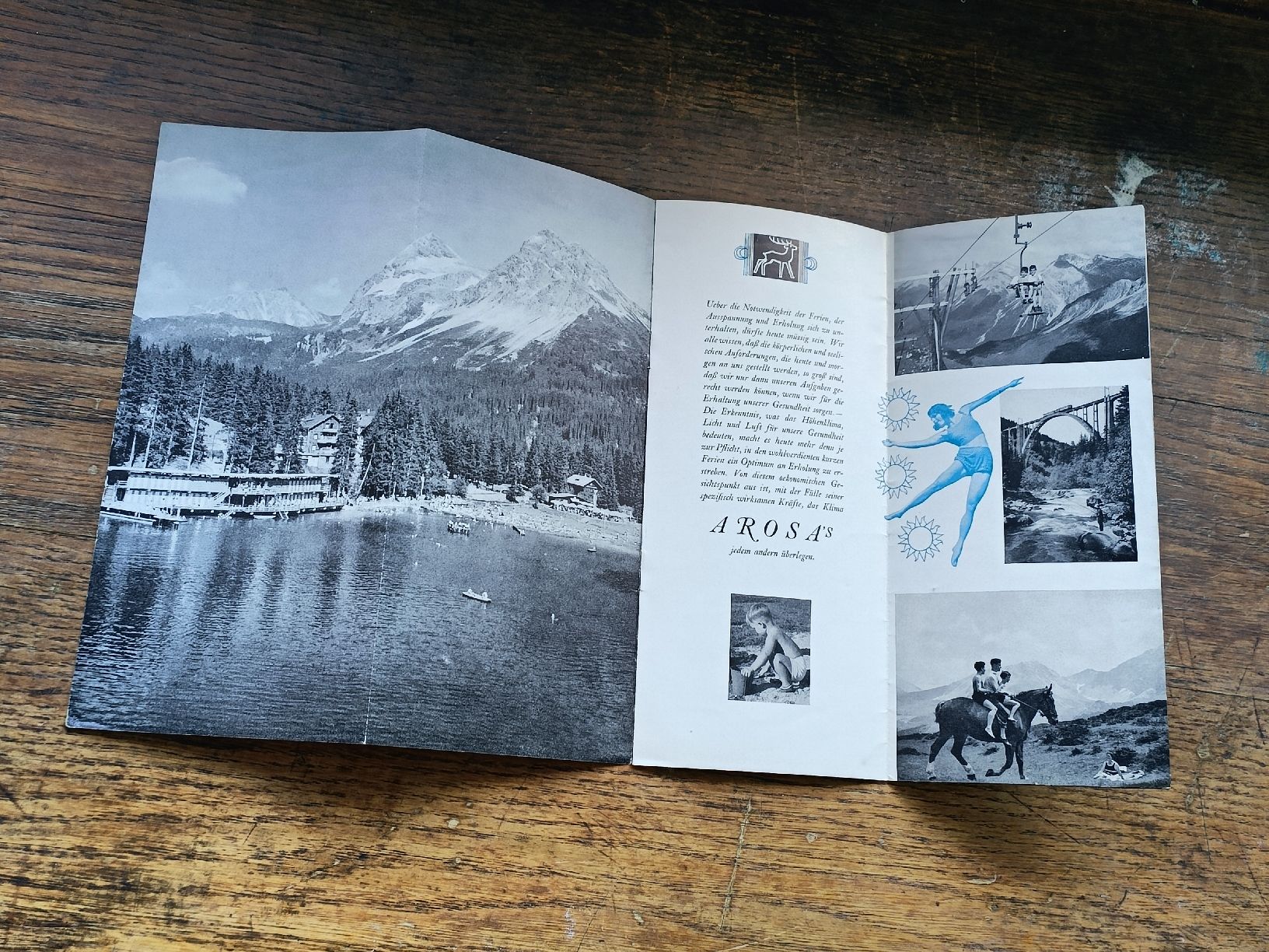 Dokumente: Alter Prospekt / AROSA - Ausgabe ca. 1939 – Gebraucht aus Brugg AG von Ente015 3