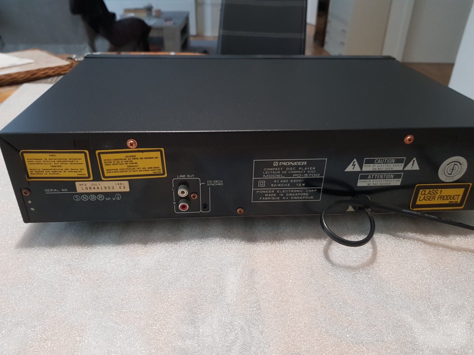 Pioneer Multimediaplayer & Streamer: 🎶  Pioneer PD-5700 Hifi – Gebraucht aus Delémont von  4