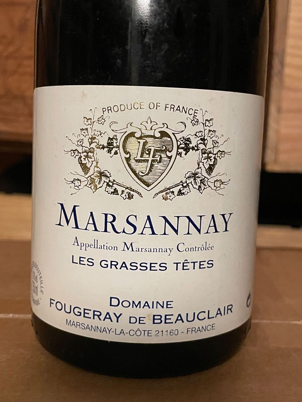 Wein: Marsannay, Les Grasses Têtes, 1998 – Neu (gemäss Beschreibung) aus Bern von Ndman 1