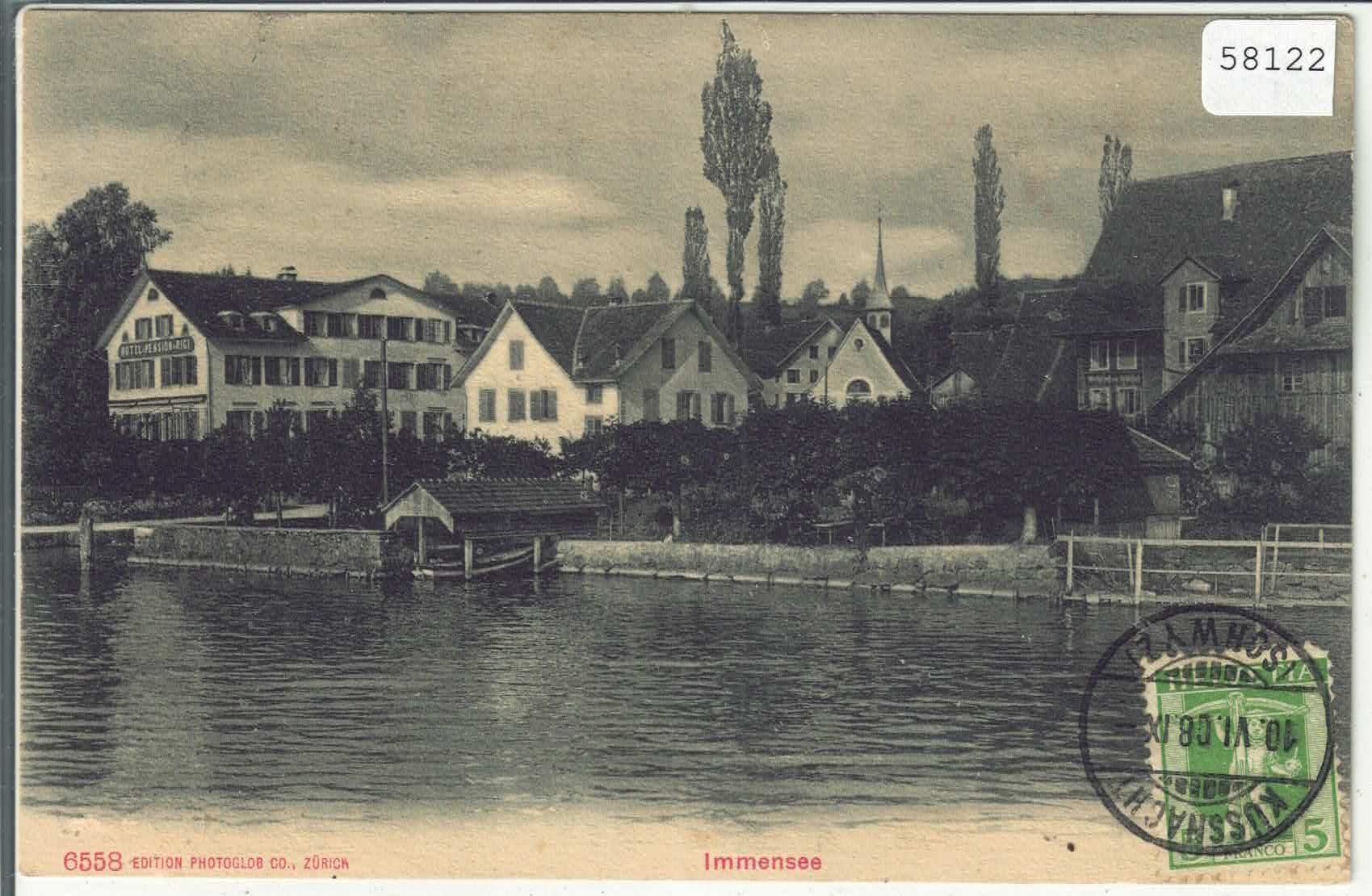Cartoline postali: Immensee - Partie am See – Usato da Ettingen venduto da Kartenplanet